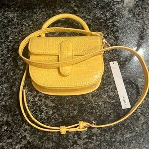 NEW AQUA MINI BAG YELLOW CROSSBODY BAG FROM BLOOMINGDALE